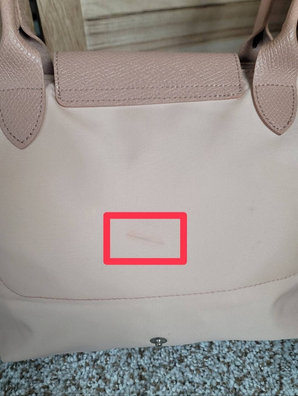 LONGCHAMP Pliage M Tote Bag Nylon , Light Pink Tea - Picture 16 of 16